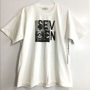 Beau Souci White Essential Cotton SEVEN Crew Neck Short Sleeve T-Shirt Large